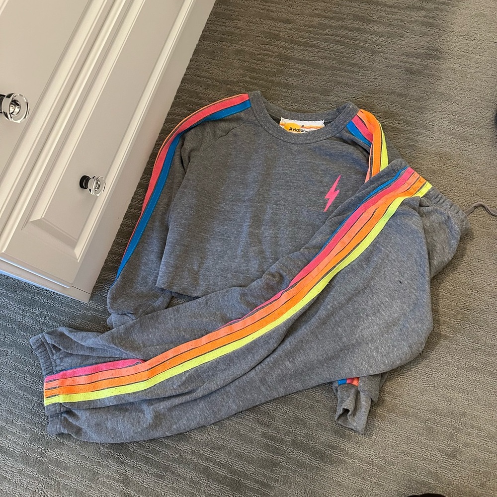 Aviator nation sweat set